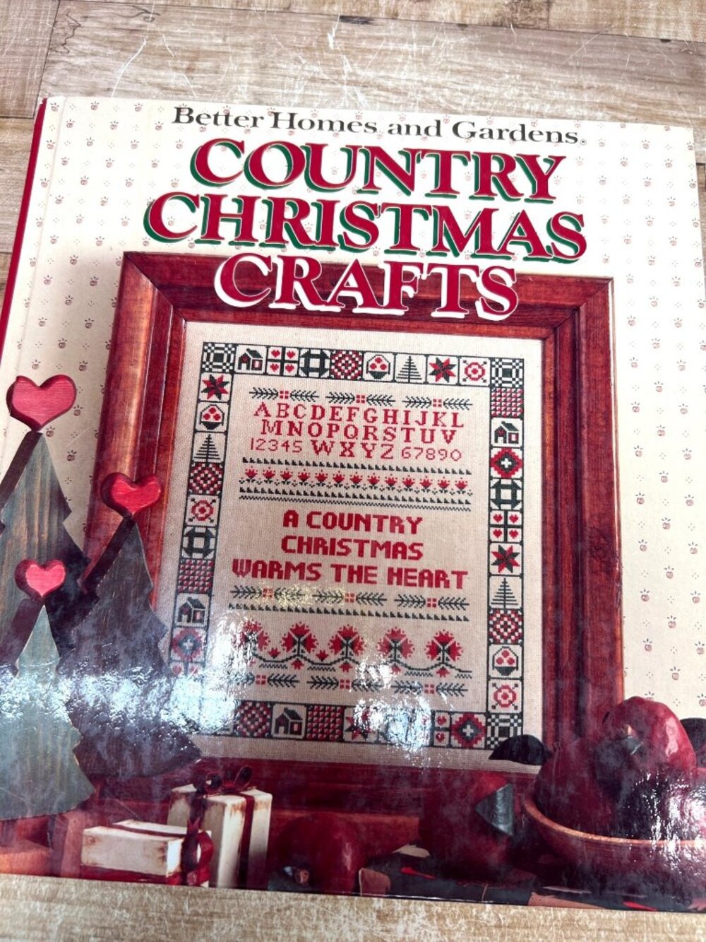 Better Homes And Gardens Country Christmas Crafts Hardcover Book 1991